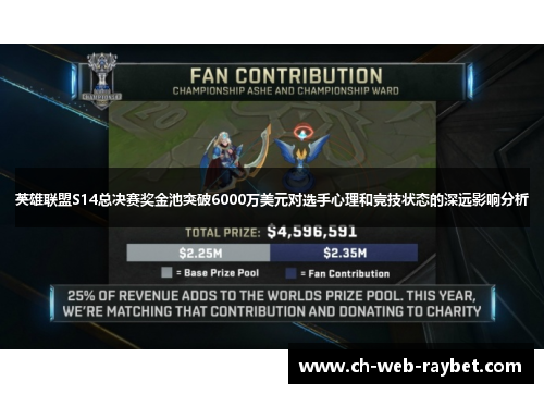 英雄联盟S14总决赛奖金池突破6000万美元对选手心理和竞技状态的深远影响分析